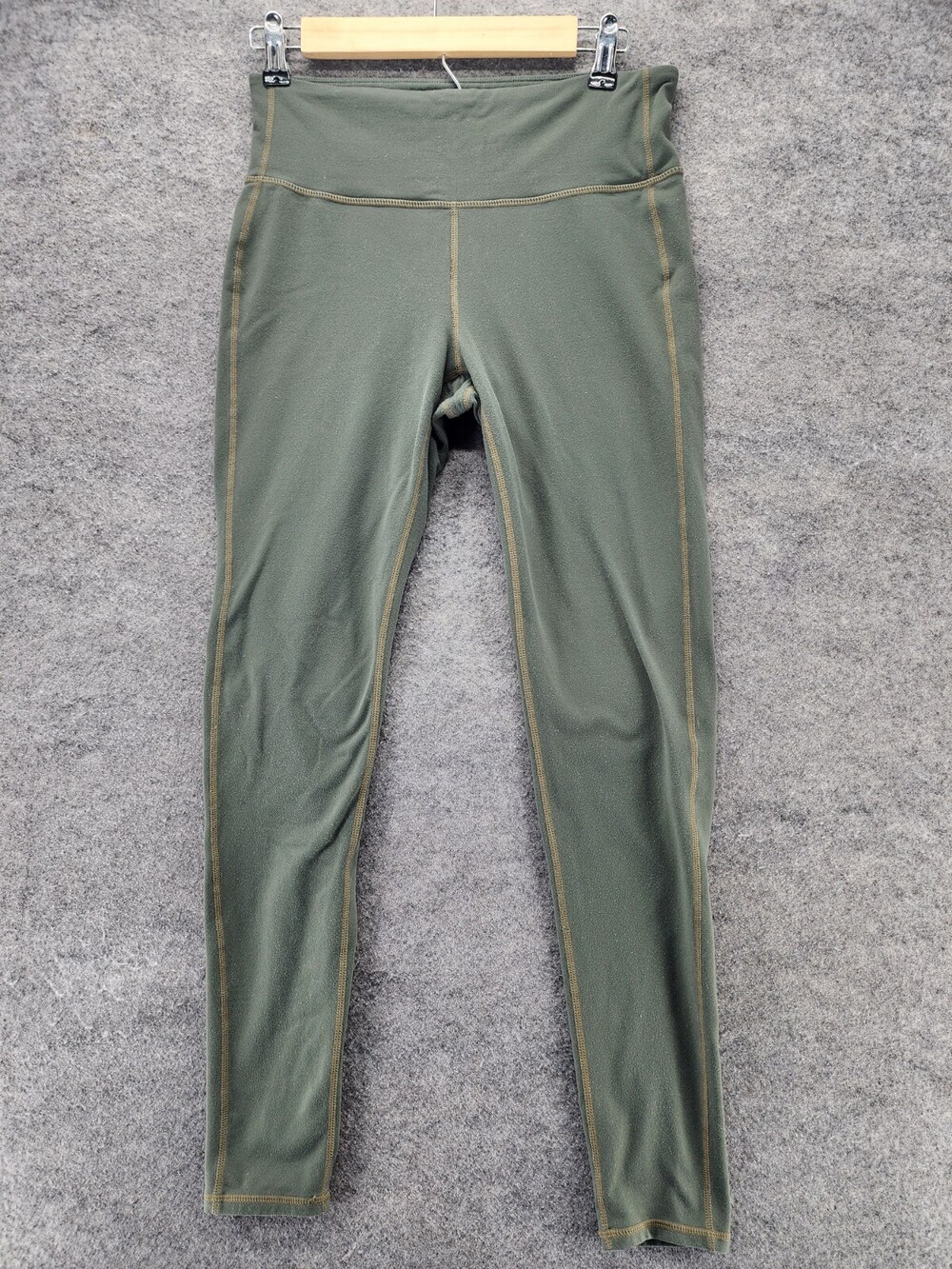 Athleta Leggings Womens Medium Green Ankle Pull On